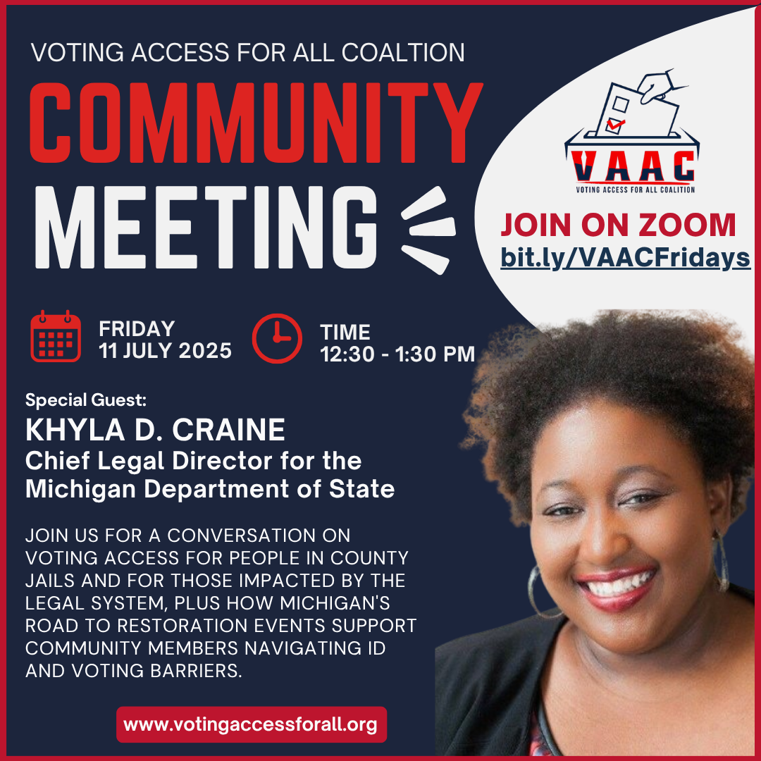 VAAC Friday Community Meeting with Khyla D. Craine, J.D.