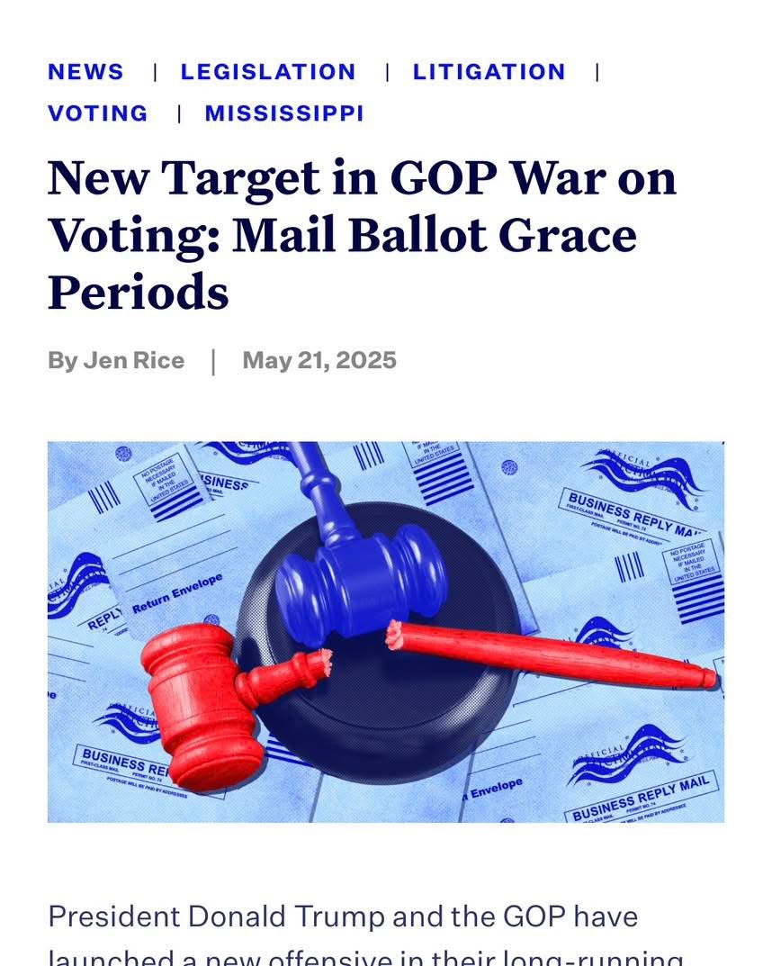 Eliminating Grace Periods: A New Attack on Mail Voting