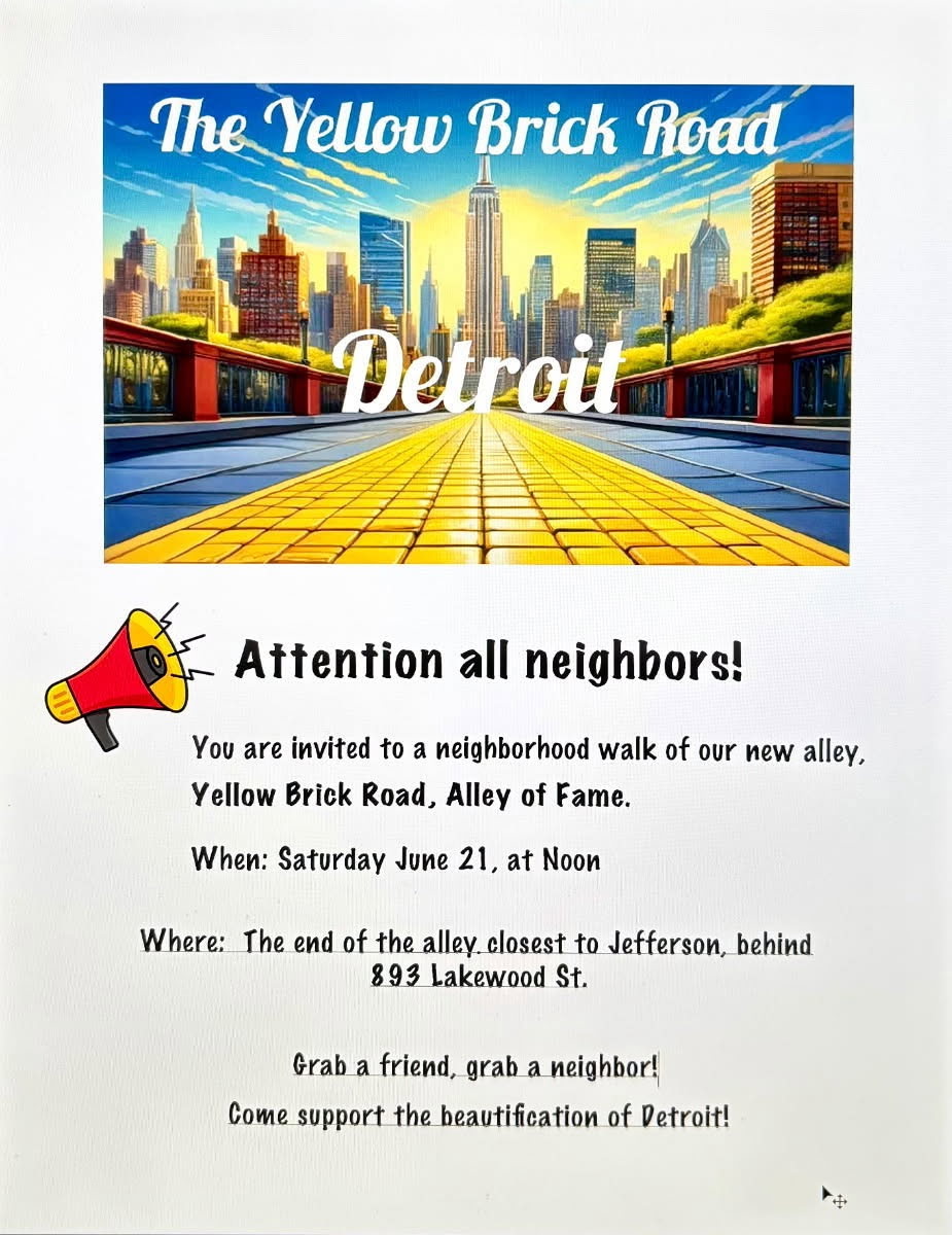Grand Opening: Yellow Brick Road Bike Trail & Art Alleyway