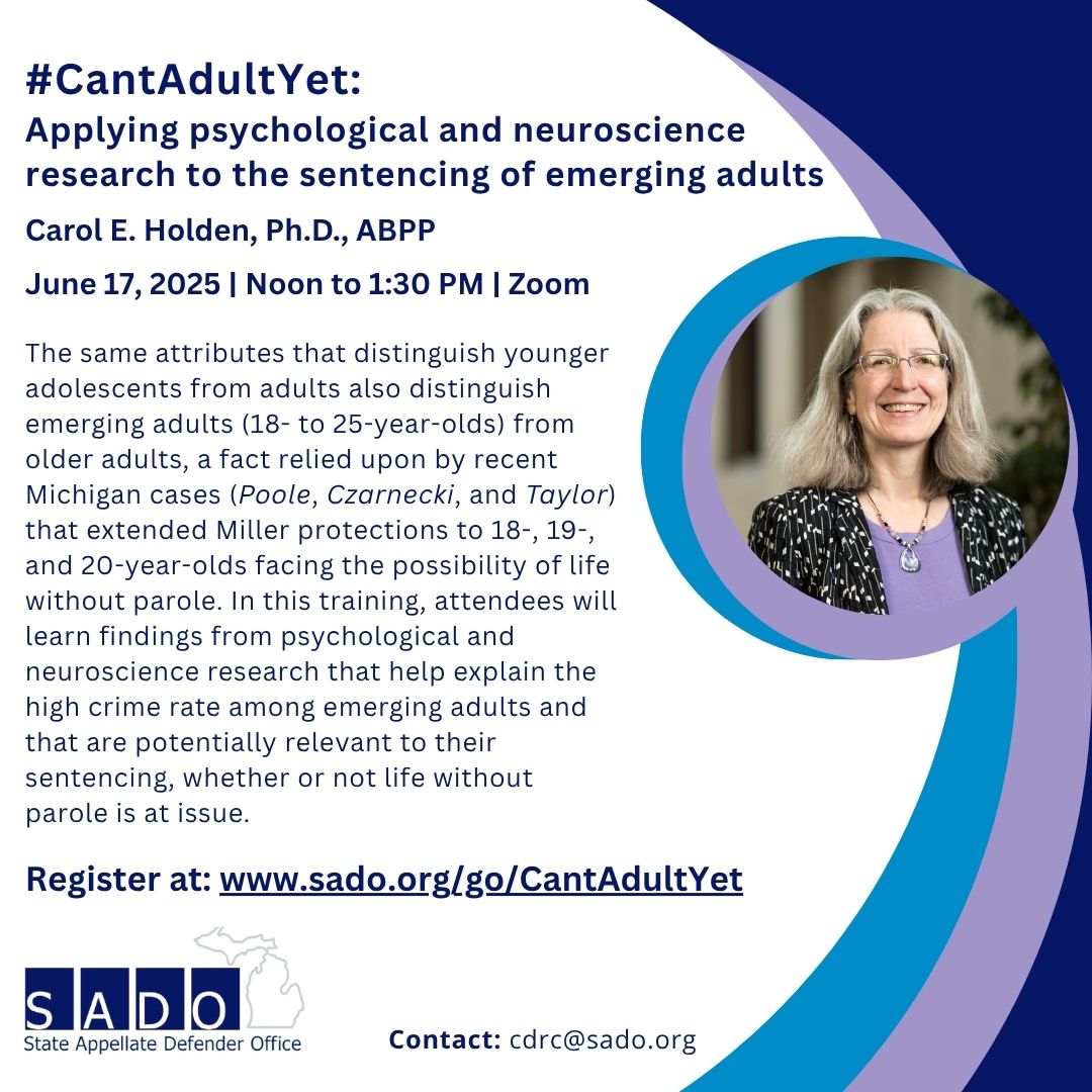 #CantAdultYet: Applying psychological and neuroscience research to the sentencing of emerging adults