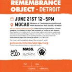 Gun Violence Memorial Project: Remembrance Object- Detroit