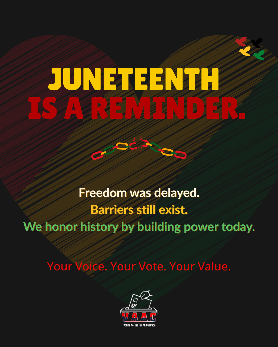 Honor our History and Demand a Future Rooted in Equity and Justice