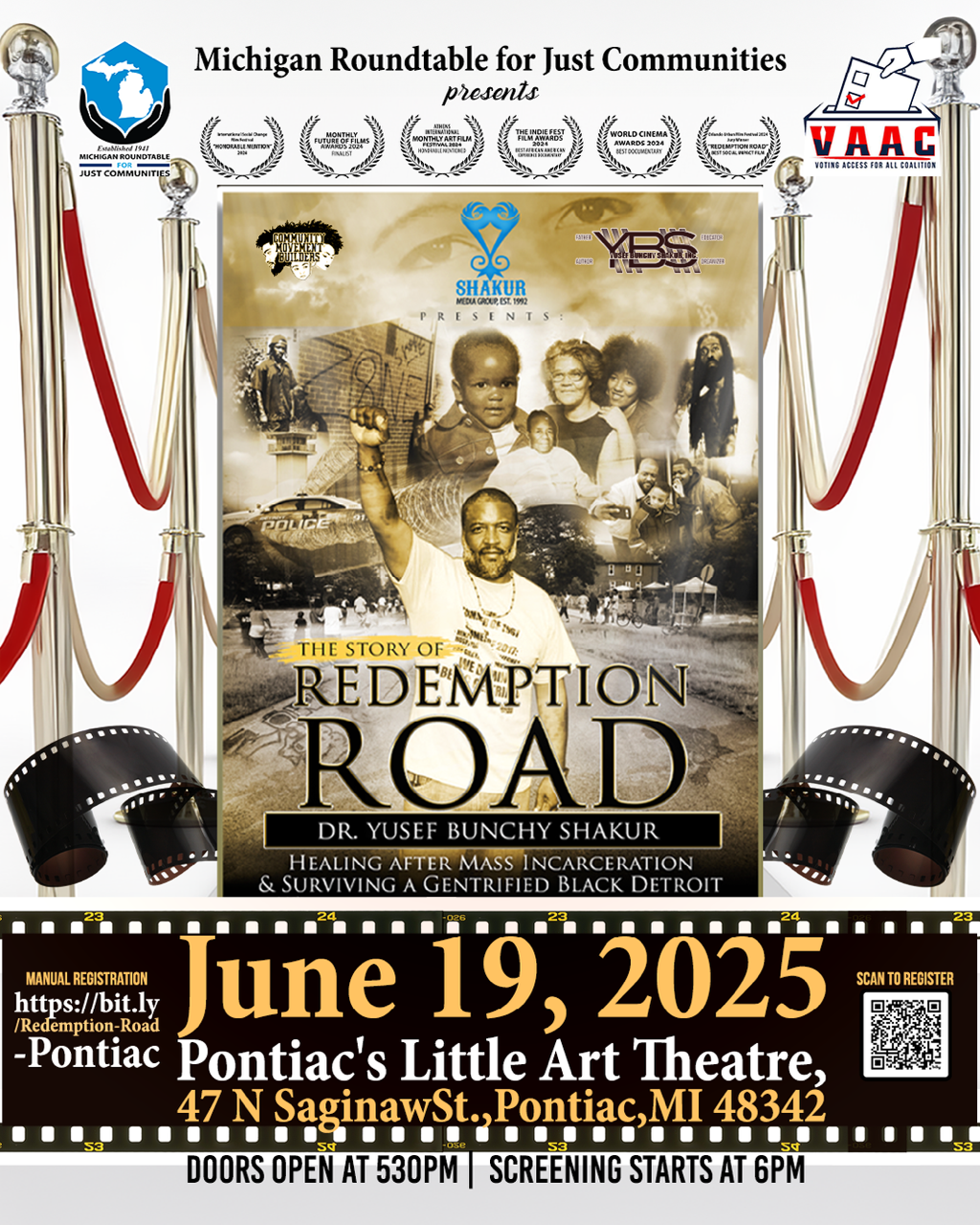 Redemption Road: Pontiac Screening