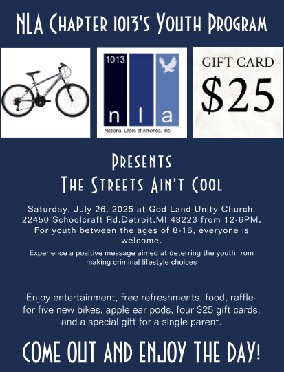 NLA Chapter 1013's Youth Program presents "The Streets Ain't Cool"