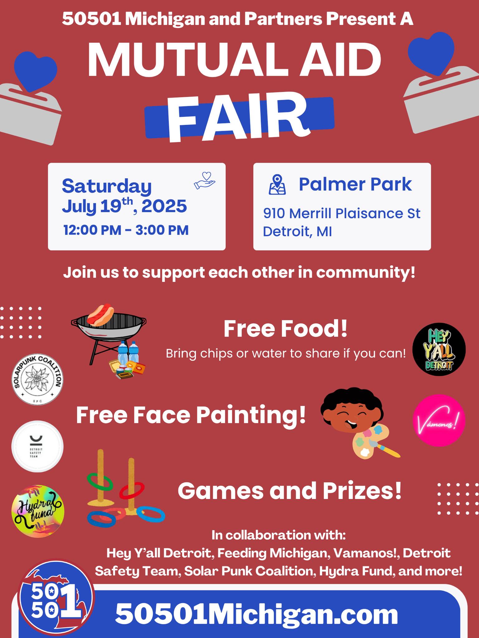 A Mutual Aid Fair by 50501 Michigan & Partners