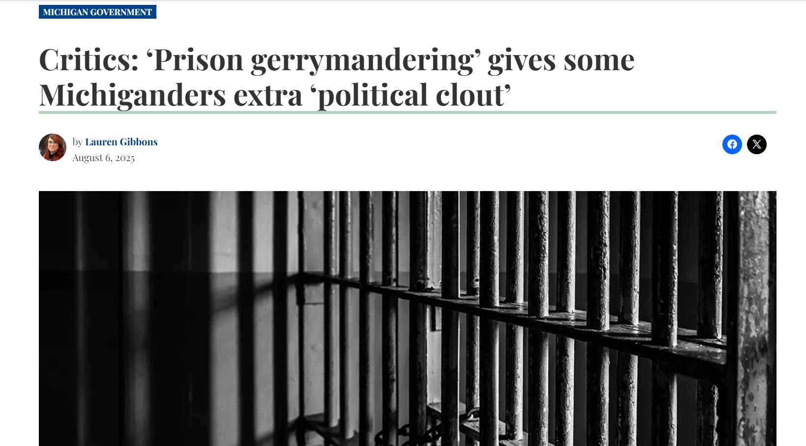 Prison Gerrymandering in Michigan: Distorting Democracy