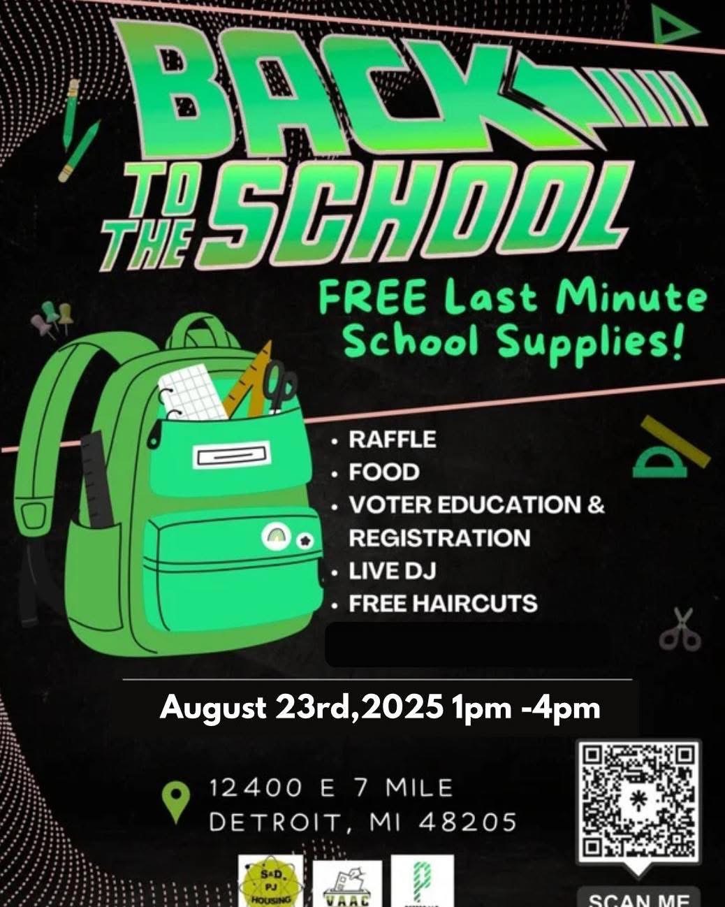 Tomorrow: Back to School Bash – Free Supplies and Community Support