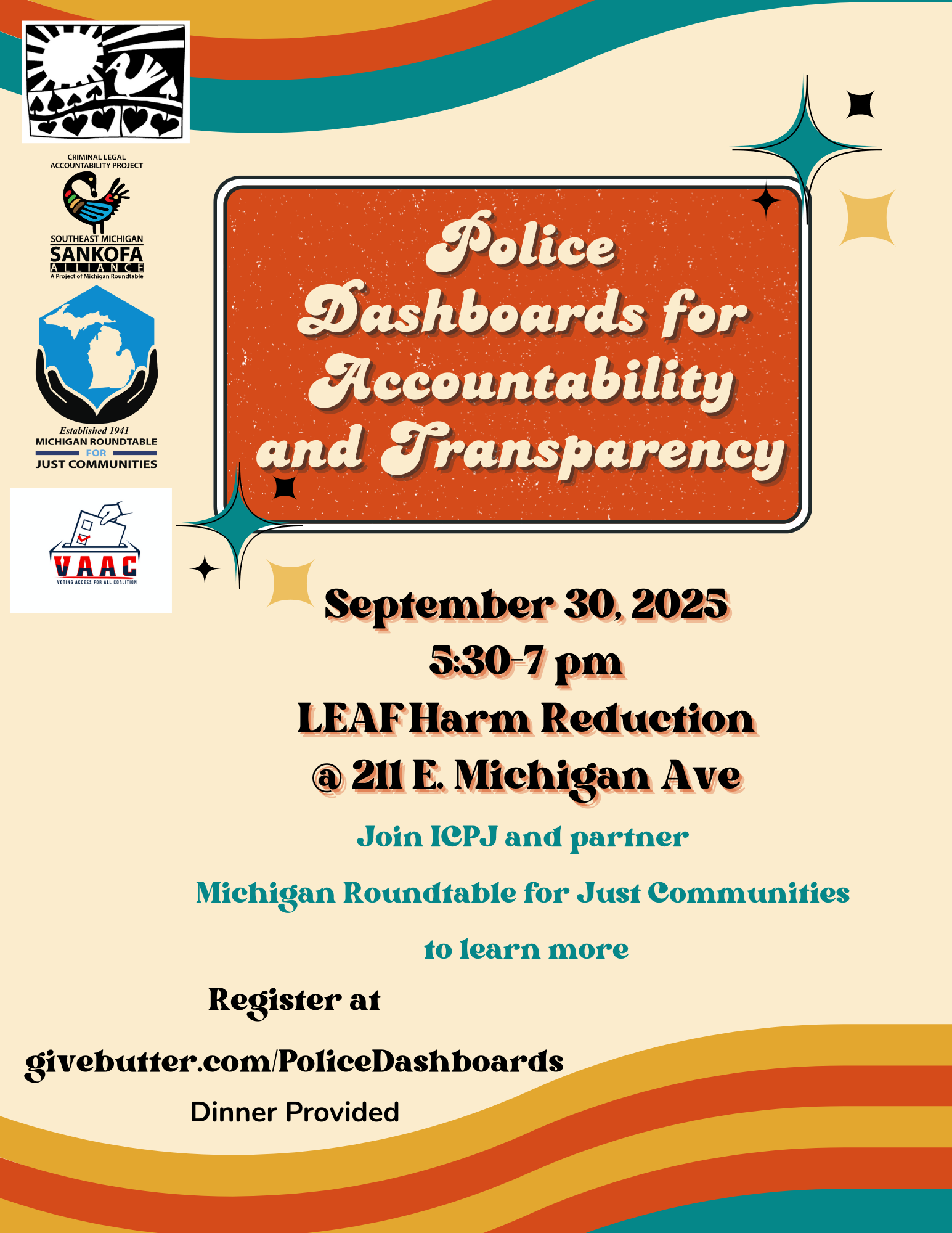 Police Dashboards for Accountability and Transparency