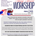 Your Story. Your Power. Your Vote. Detroit Community Storytelling Event- NEW DATE!