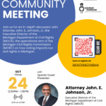 Michigan's Civil Rights at the VAAC Friday Community Meeting