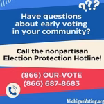 EARLY VOTING Oct 25-Nov 2