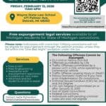 Wayne State University Law School — EXPUNGEMENT FAIR