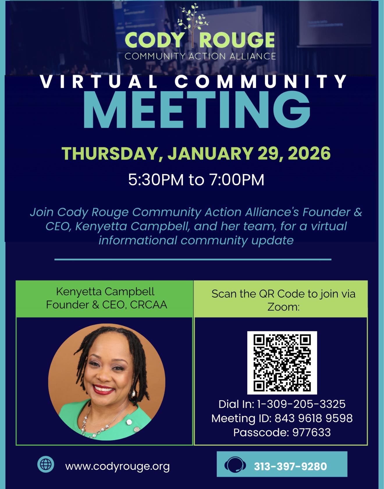 Cody Rouge Community Action Alliance Virtual Community Meeting