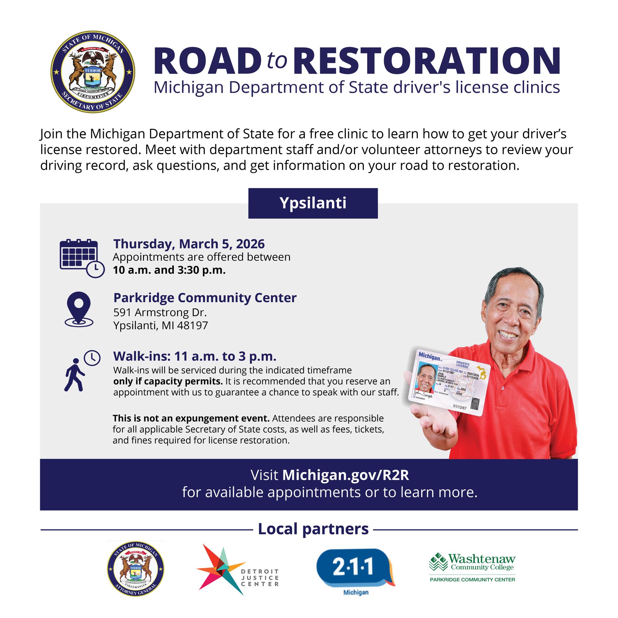 Road to Restoration in Ypsilanti
