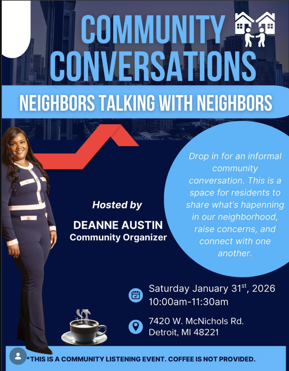 Community Conversations: Neighbors Talking With Neighbors