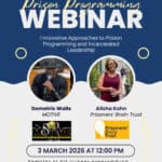 Prison Programming Providers Table: Innovative Models of Peer Led Prison Programming