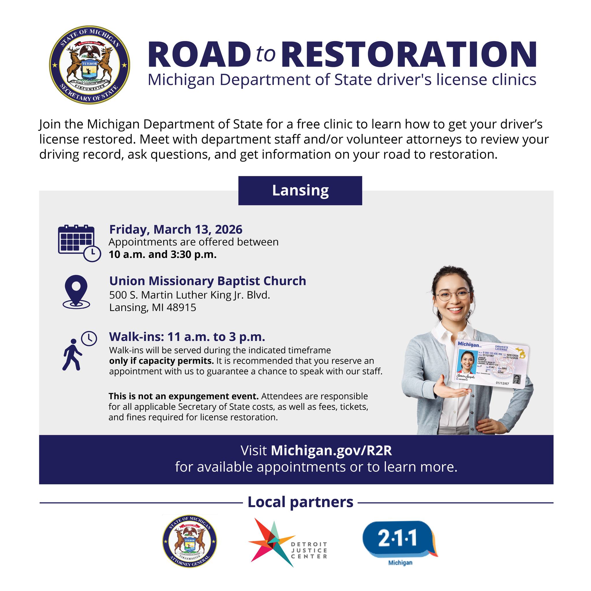 Road to Restoration - Lansing