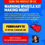 Rising Voices Warning Whistle Kit Workshop