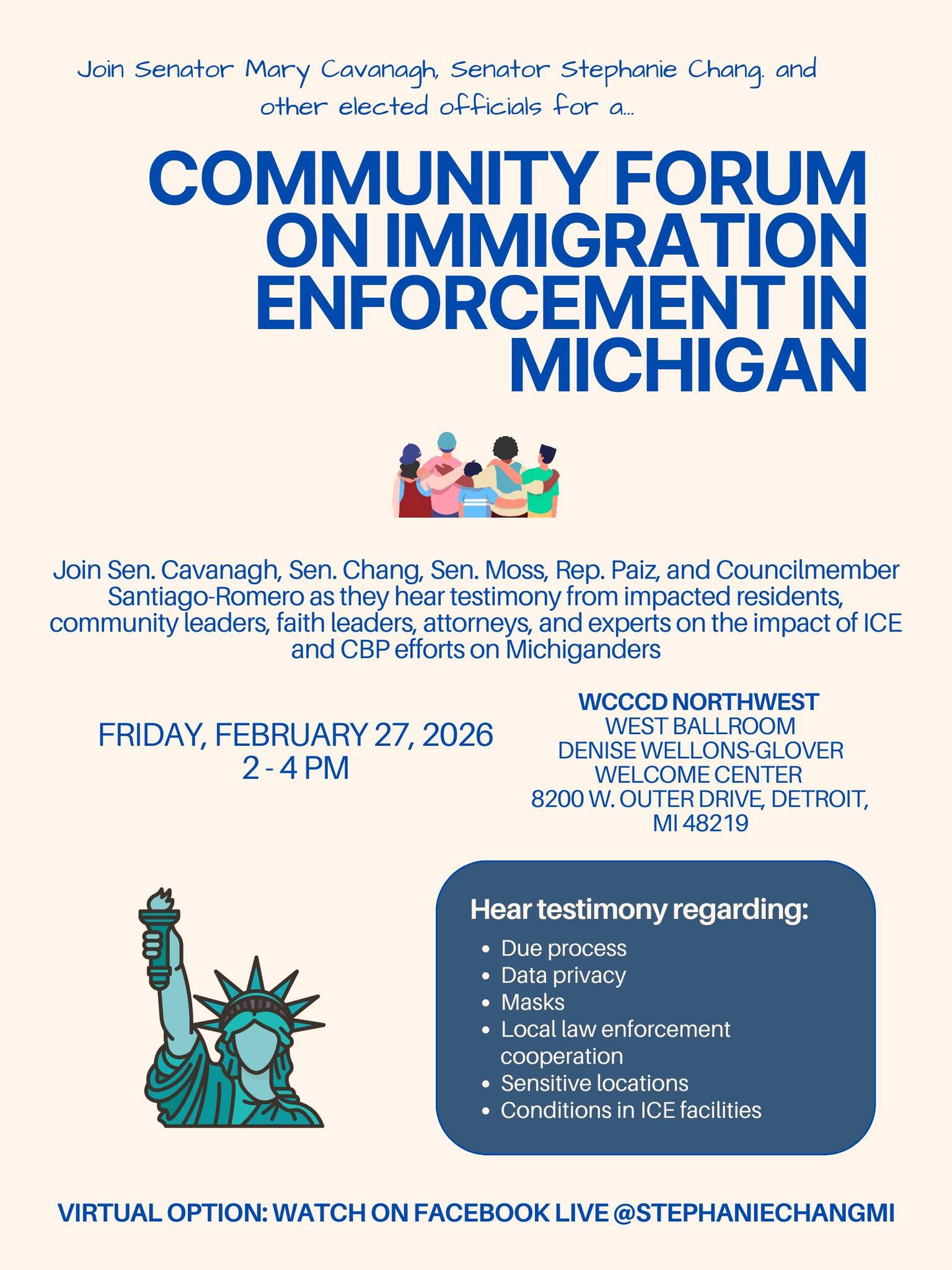 Community Fourm on Immigration Enforcement in Michigan