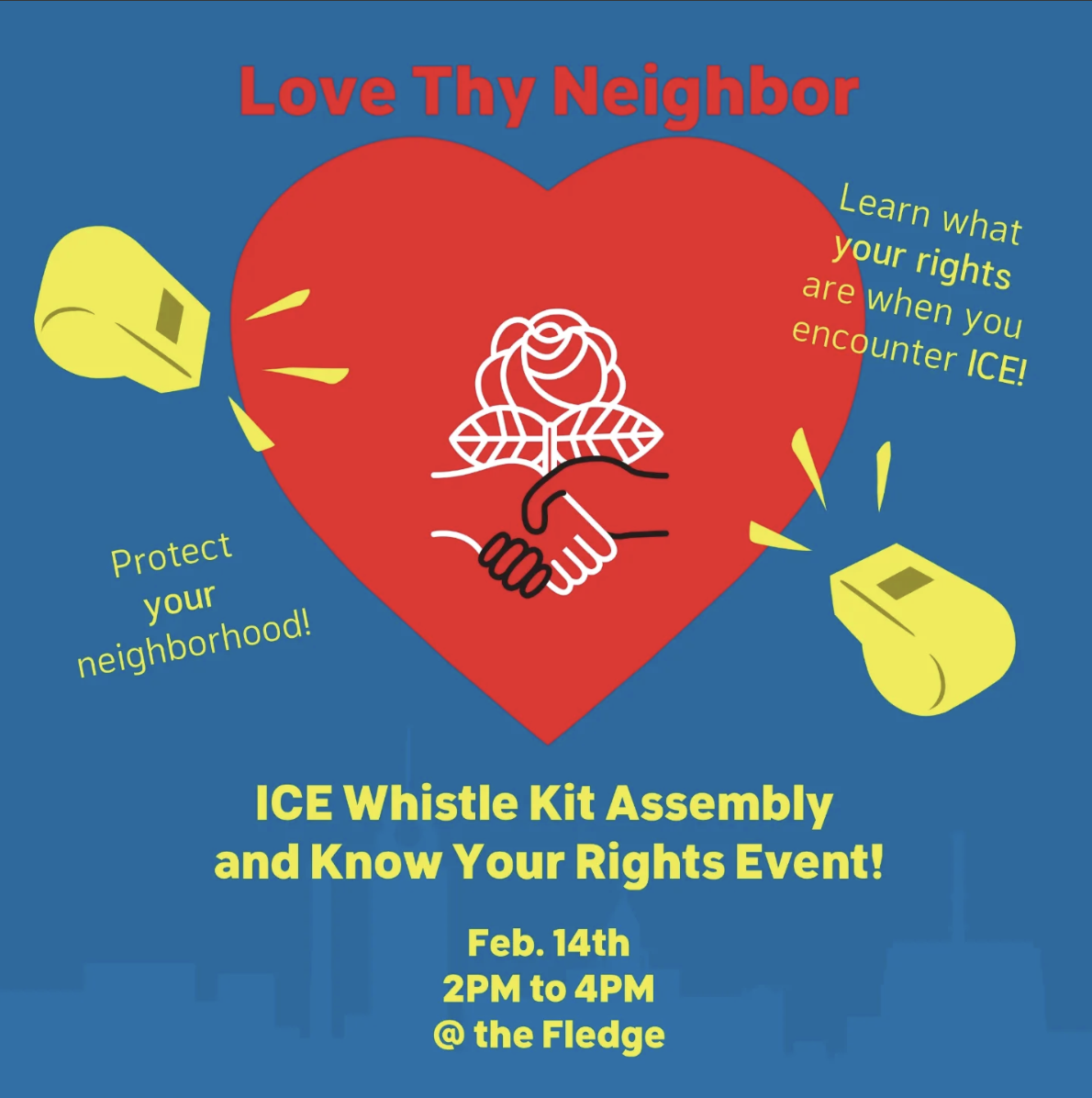 Love Thy Neighbor: Whistle Distro and KYR Training in Lansing