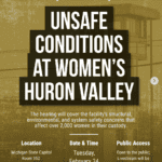 MI Congressional Oversight Committee Hearing on Unsafe Conditions at Women's Huron Valley