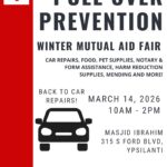 Pull Over Prevention Winter Mutual Aid Fair in Ypsi