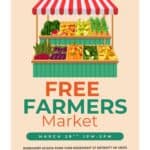 Free Farmers Market in Detroit