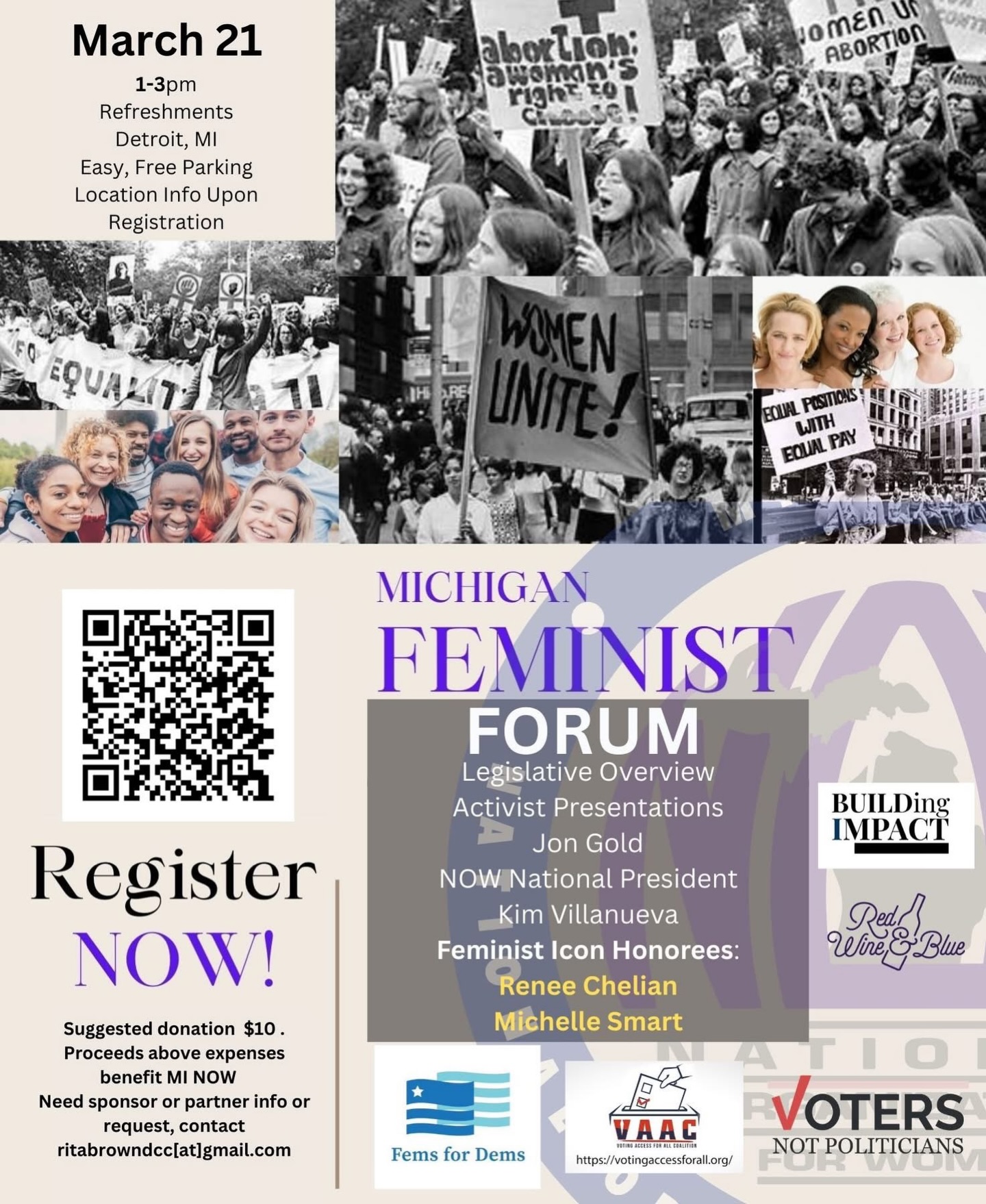 NOW Michigan Feminist Forum