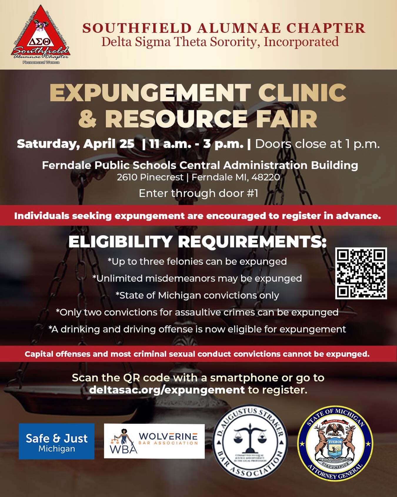 Expungement Clinic & Resource Fair in Ferndale
