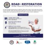 Road to Restoration Clinic - Oakland County