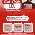 Claim Your I.D., Claim Your Power Clinic