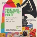 Voting Rights Art Installation Pop-up
