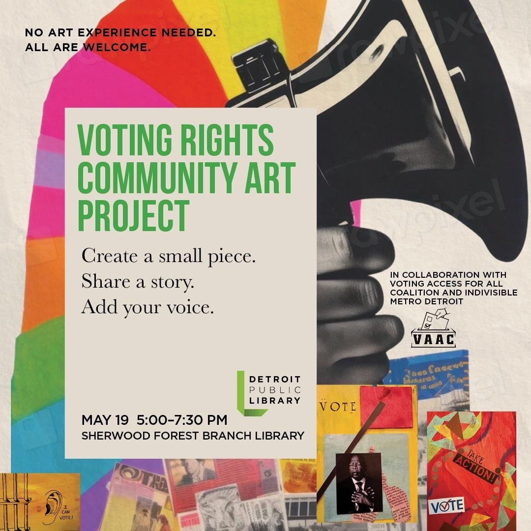 Voting Rights Art Installation Pop-up