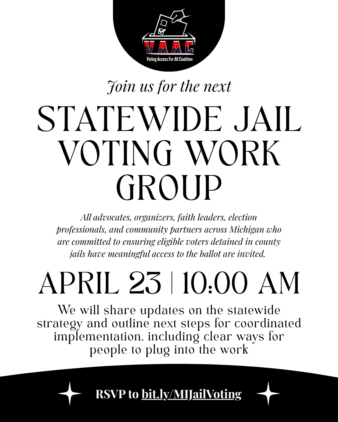 VAAC Statewide Jail Voting Work Group