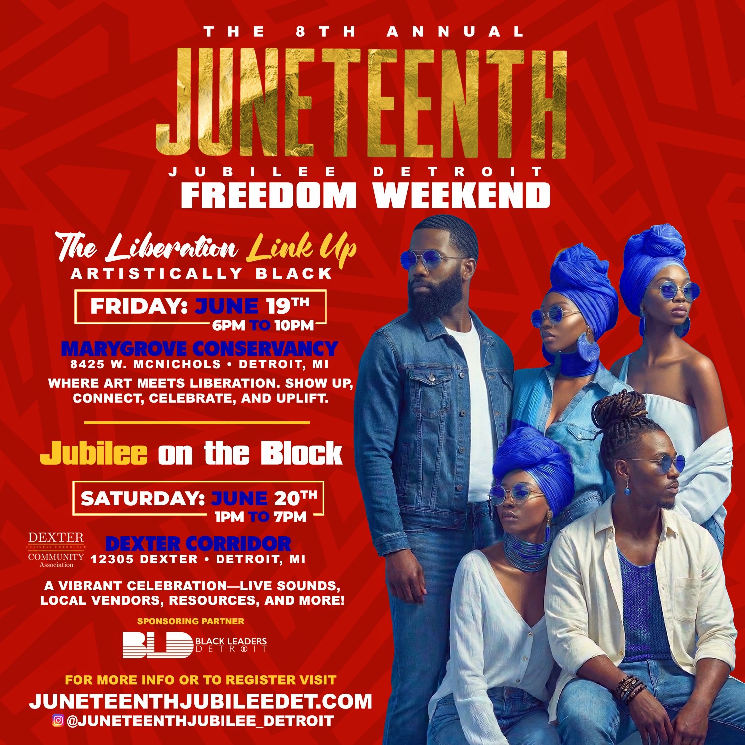 8th Annual Juneteenth Jubilee Detroit Freedom Weekend: The Liberation Link Up