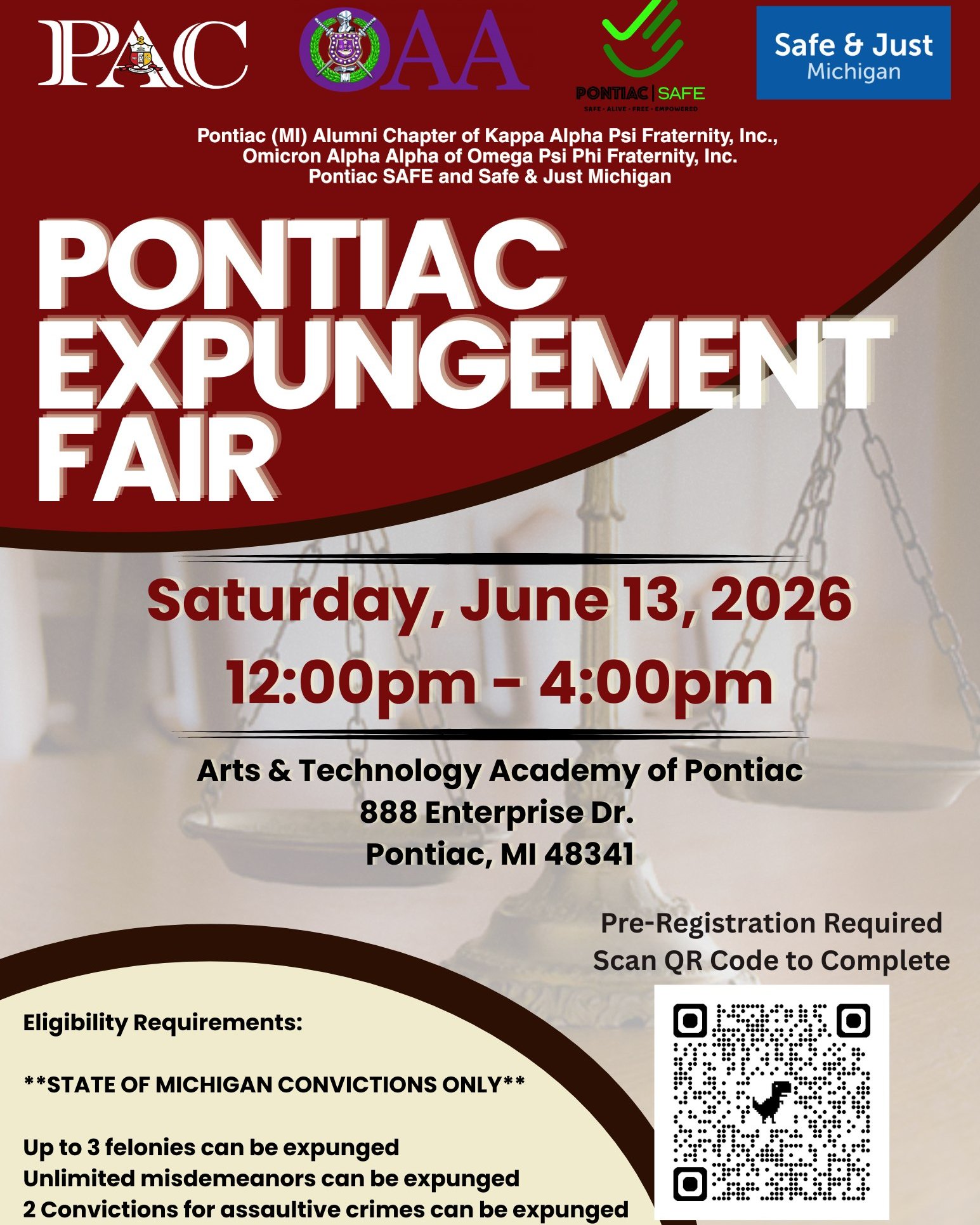Pontiac Expungement Fair