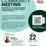 VAAC Friday Community Meeting for Mental Health Awareness Month