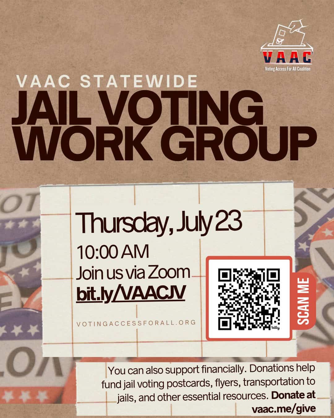 VAAC Statewide Jail Voting Work Group