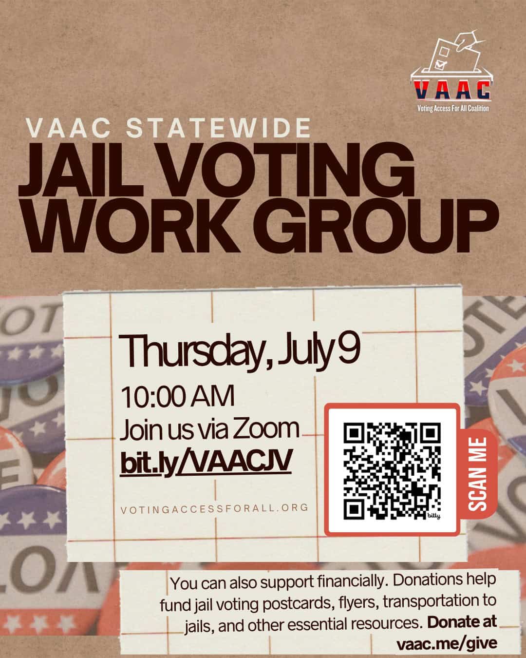 VAAC Statewide Jail Voting Work Group