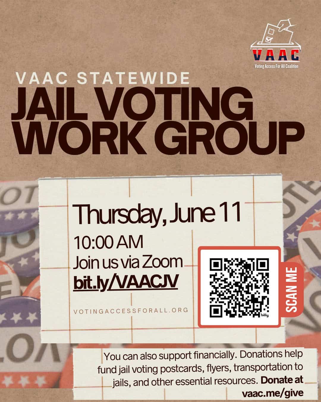 VAAC Statewide Jail Voting Work Group