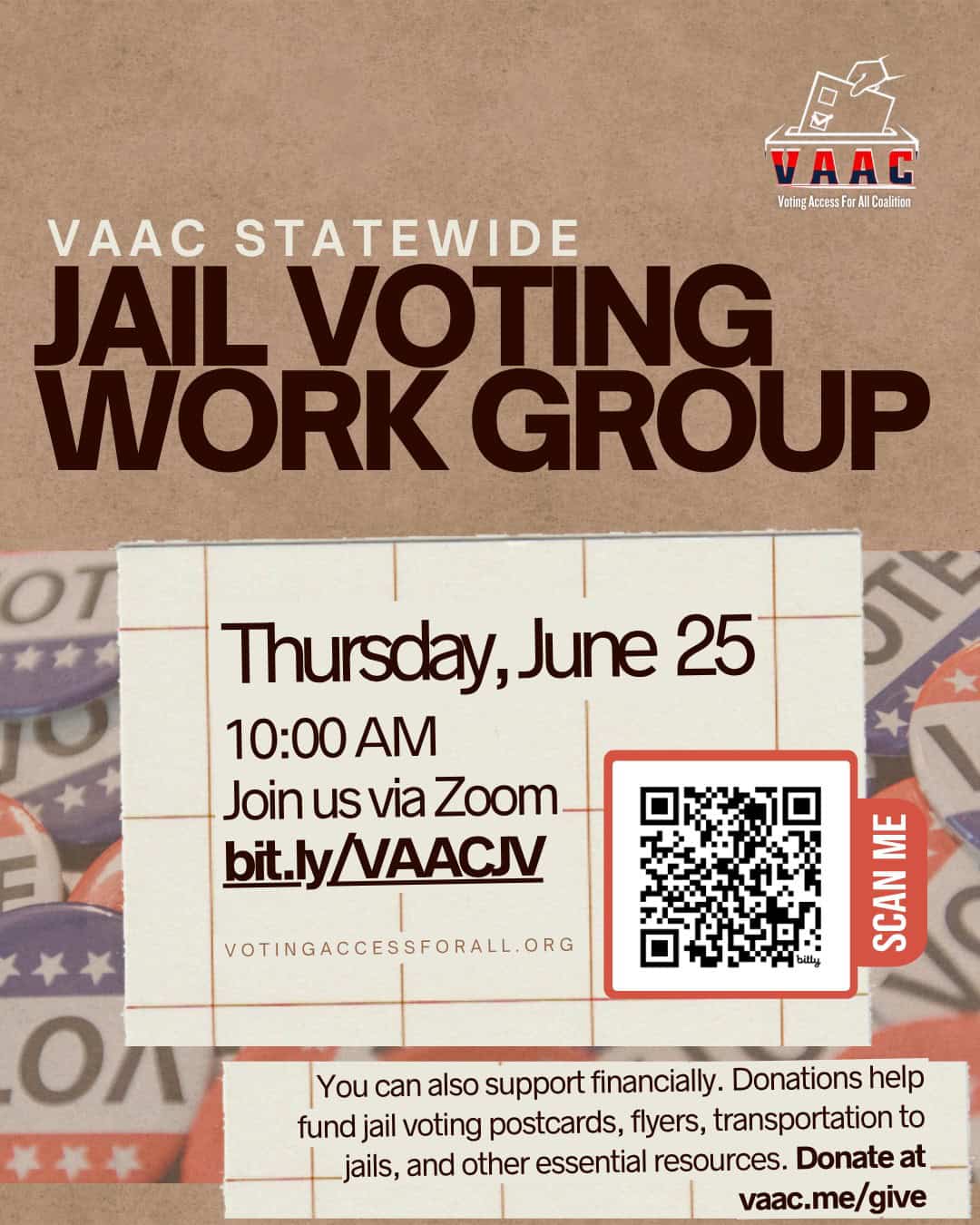 VAAC Statewide Jail Voting Work Group