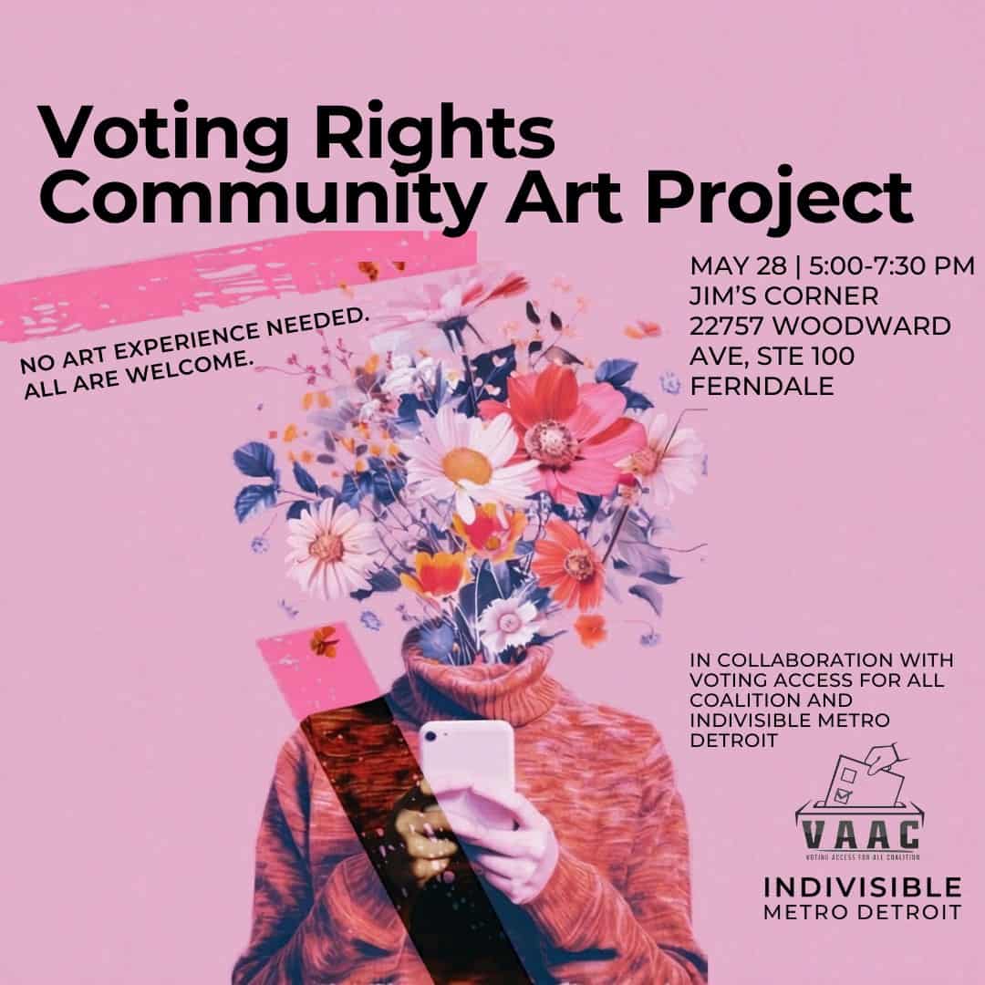 Voting Rights Art Installation Pop-up
