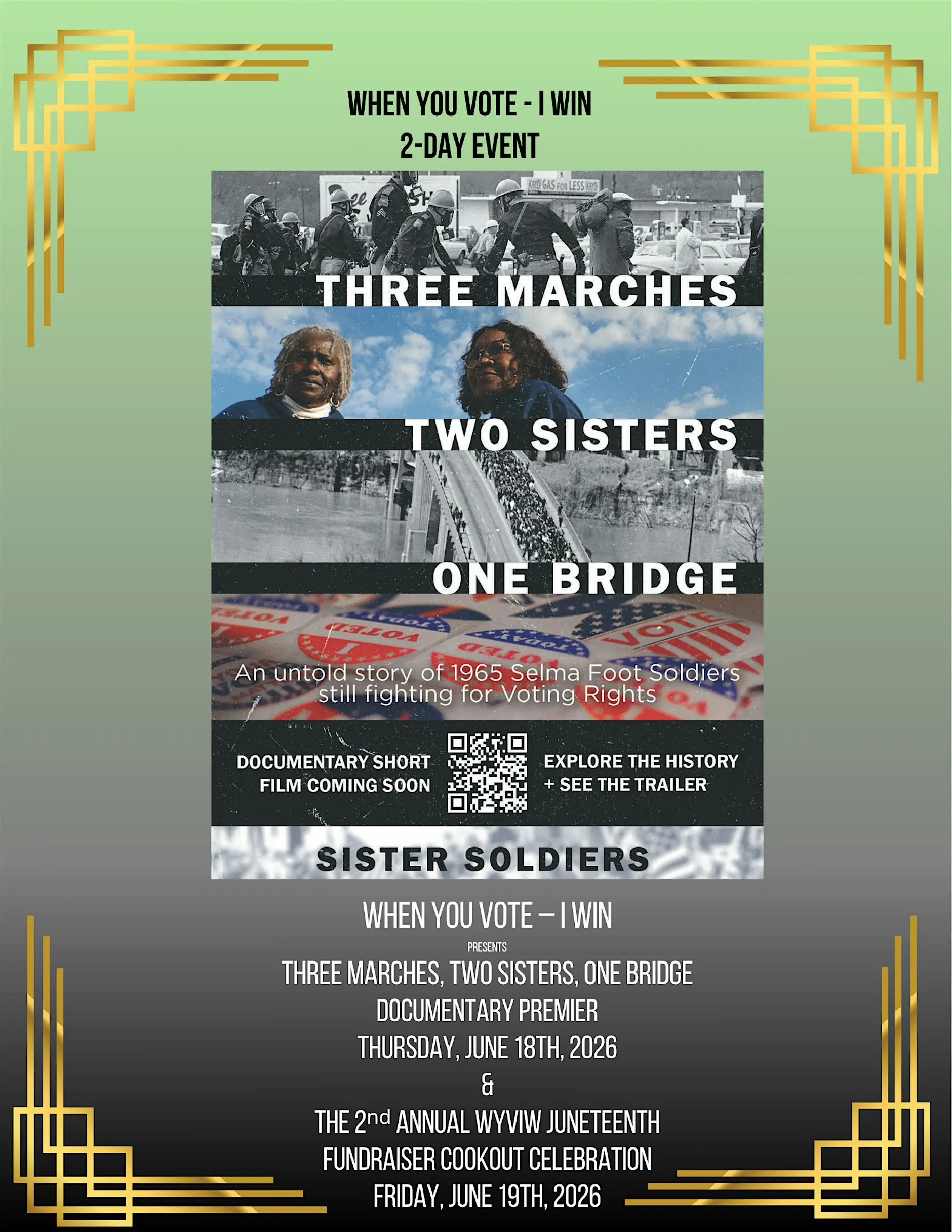 Three Marches - Two Sisters - One Bridge