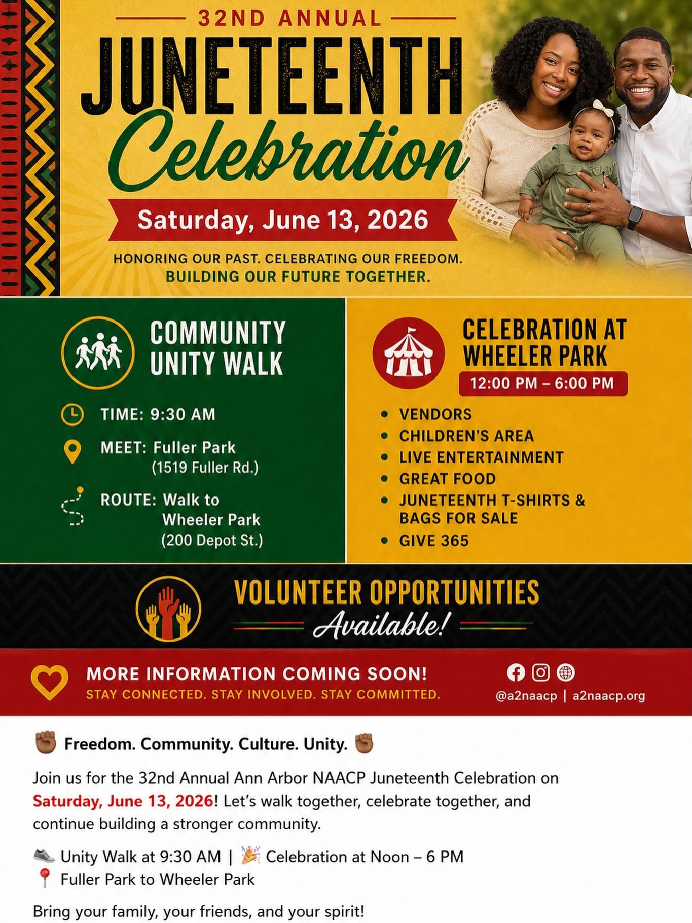 32nd Annual Juneteenth Celebration in Ann Arbor