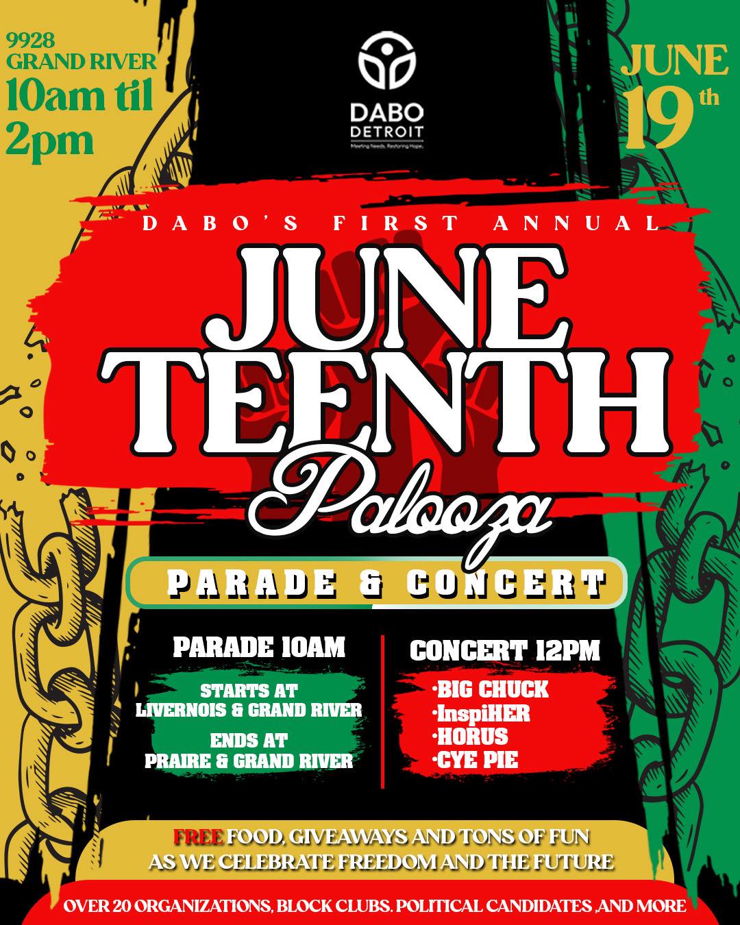 DABO Detroit Juneteenth Palooza
