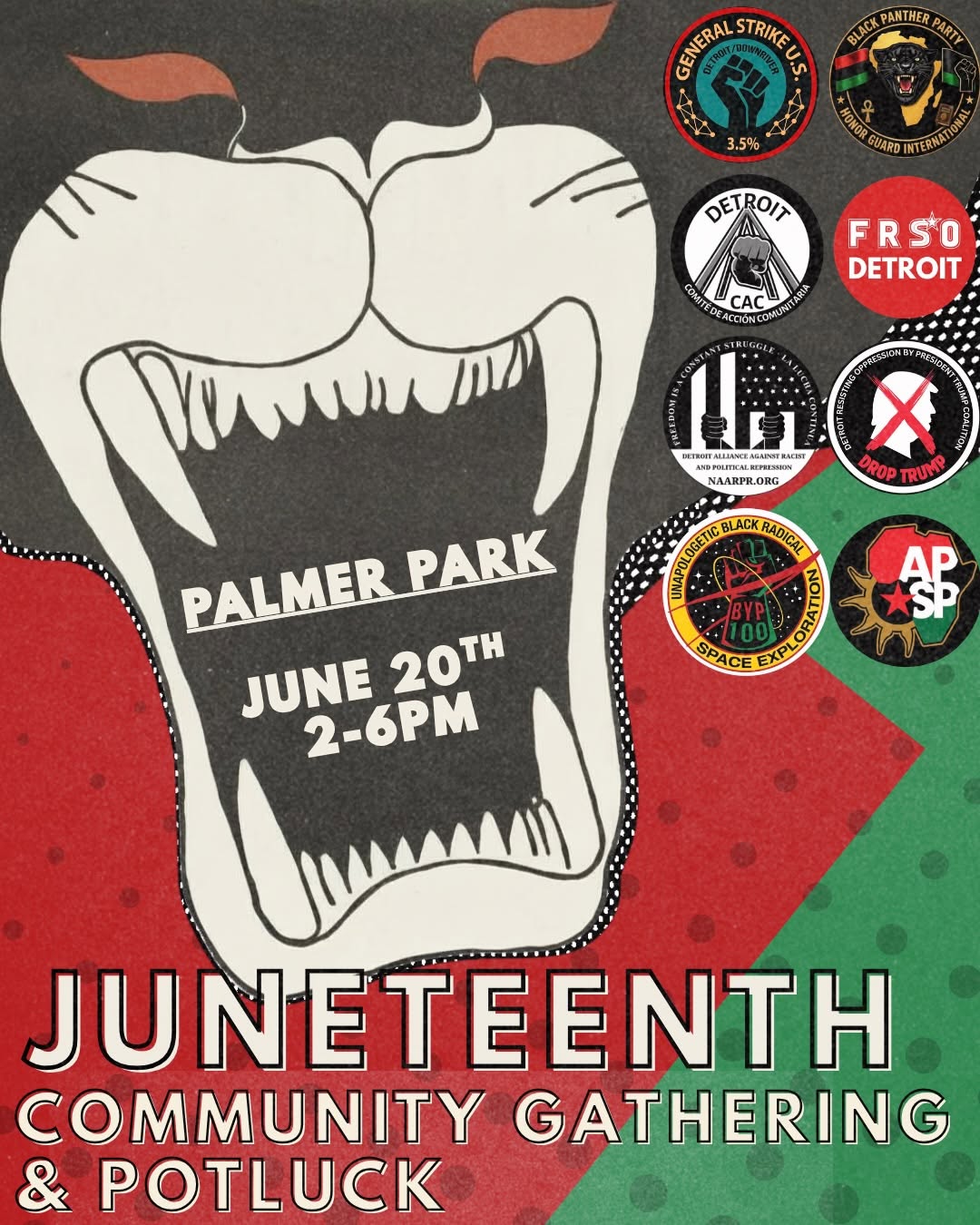 Juneteenth Community Gathering & Potluck at Palmer Park