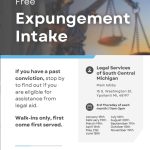 Free Expungement Intake - Walk-ins Only - Legal Services of South Central Michigan