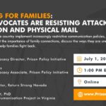Fighting for families: How advocates are resisting attacks on visitation and physical mail (webinar)