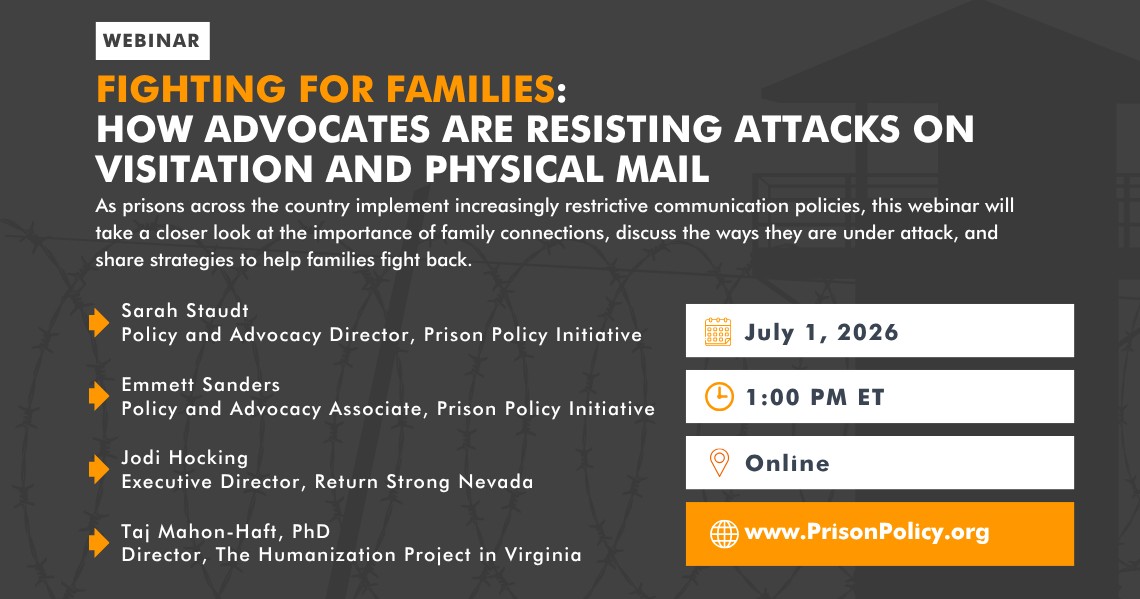 Fighting for families: How advocates are resisting attacks on visitation and physical mail (webinar)