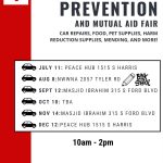 Pull-Over Prevention and Mutual Aid Fair in Ypsilanti